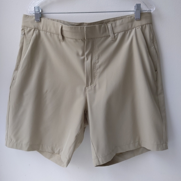 Fabletics Other - Fabletics Flat Front Shorts Tan Men's Size Large